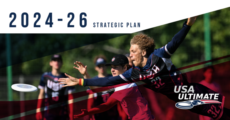 USA Ultimate 2024-26 Strategic Plan cover graphic